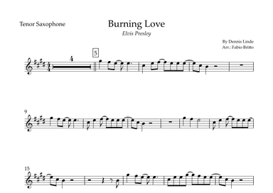 Burning Love (arr. Fabio Britto)