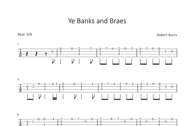 Ye Banks and Braes (arr. Bettina Schipp)