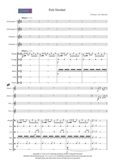 Feliz Navidad (arr. Fabrizio Bartolini)
