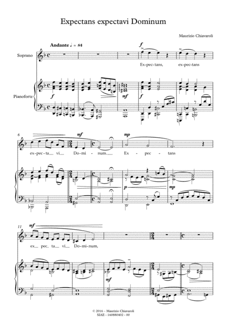 Expectans expectavi Dominum