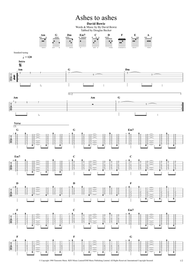 Ashes To Ashes (arr. Douglas Becker)