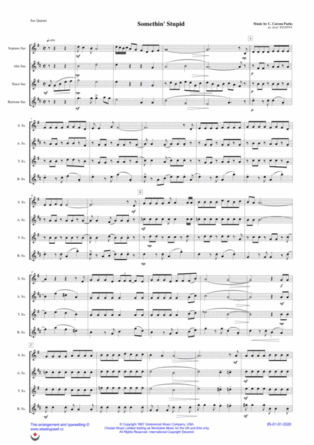 Somethin' Stupid (arr. Josef STASTNY)