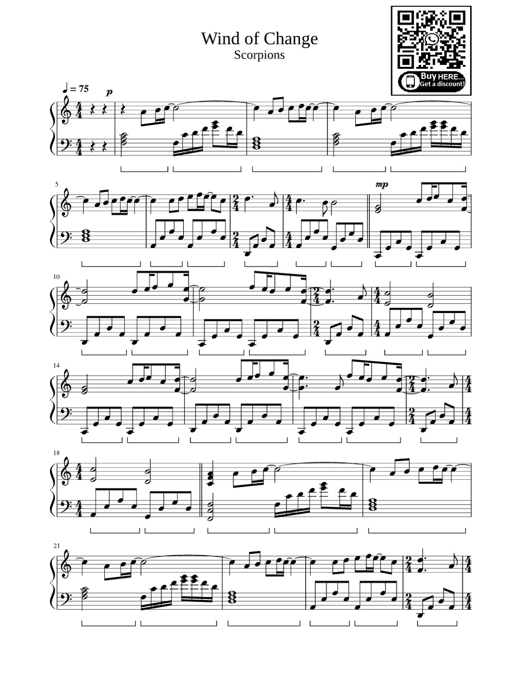Wind Of Change (arr. eduardo)
