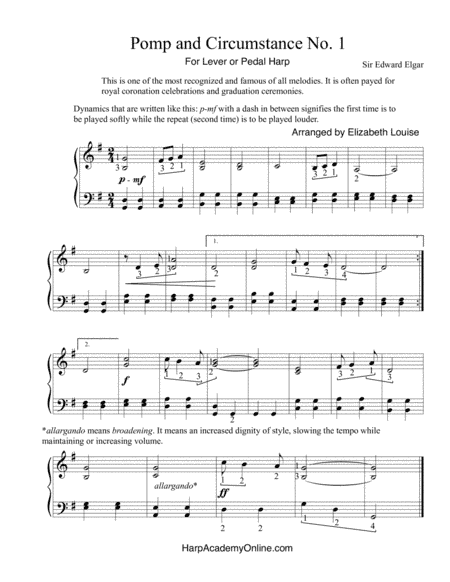 Pomp and Circumstance (arr. Elizabeth Louise)