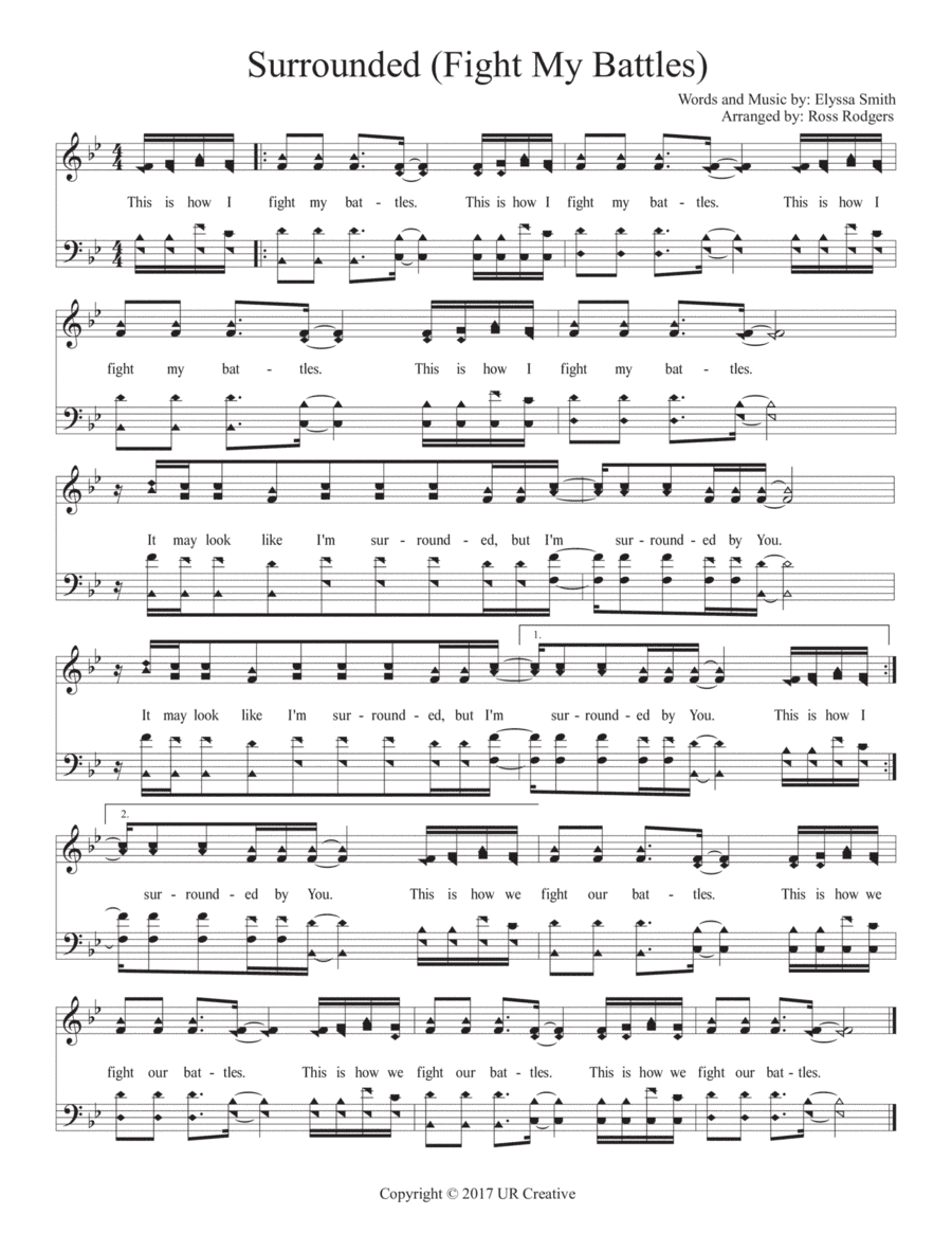 Surrounded (fight My Battles) (arr. Ross Rodgers)
