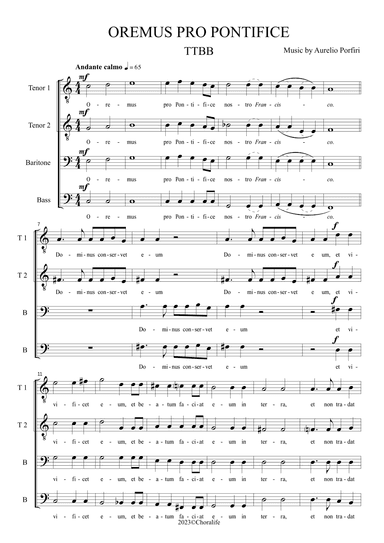 OREMUS PRO PONTIFICE