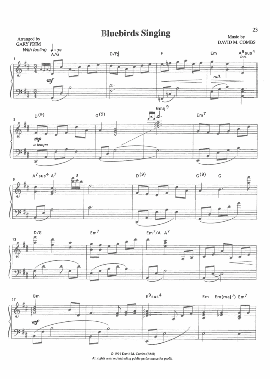 Bluebirds Singing