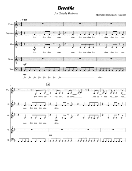 Breathe (arr. Roland Hatcher)