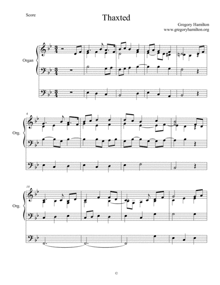 Thaxted - O God Beyond all Praising - Alternative Harmonization