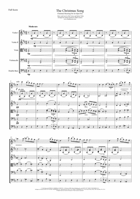 The Christmas Song (Chestnuts Roasting On An Open Fire) (arr. Mark Lansom)