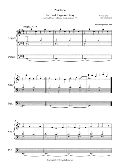 Lad det klinge sødt i sky