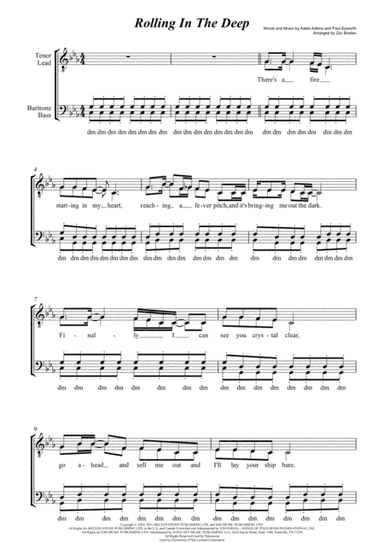 Rolling In The Deep (arr. Zac Booles)