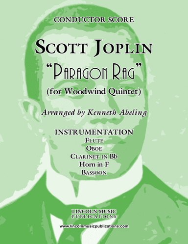 Joplin - "Paragon Rag" (for Woodwind Quintet) (arr. Kenneth Abeling)