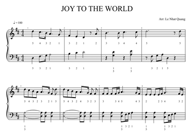 JOY TO THE WORLD (arr. Le Nhat Quang)