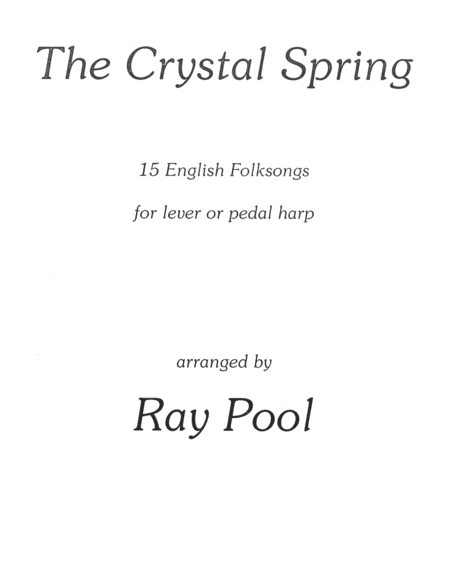The Crystal Spring (arr. Ray Pool)