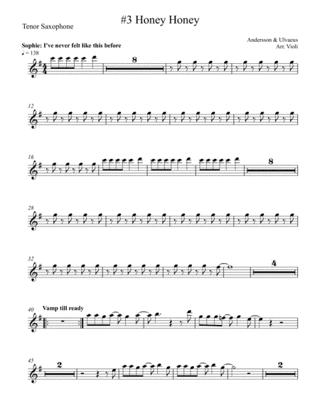 Honey, Honey (arr. Jenna Violi)