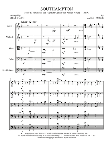Southampton (arr. Steve Olson)