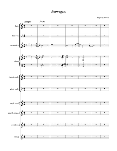 Sinwagon - Score Only