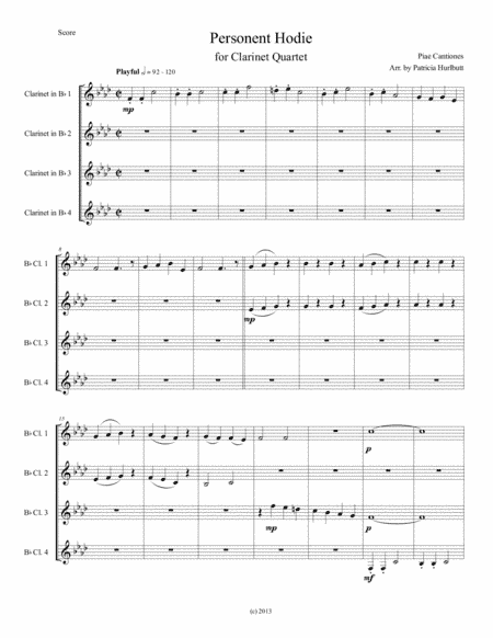 Personent Hodie (On This Day) (arr. Patricia Hurlbutt)