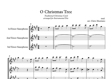 O Christmas Tree (arr. Chris Musitano)