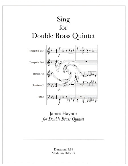 Sing (arr. James Haynor)