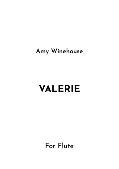 Valerie (arr. Jireh J.)