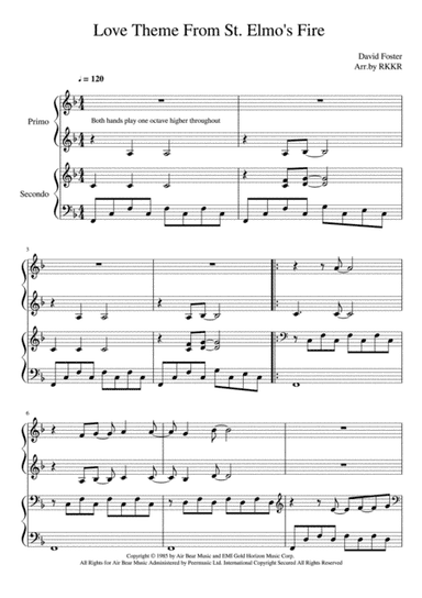 Love Theme From "st. Elmo's Fire" (arr. RKKR)