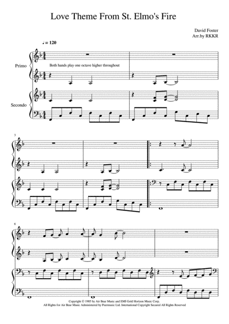 Love Theme From "st. Elmo's Fire" (arr. RKKR)