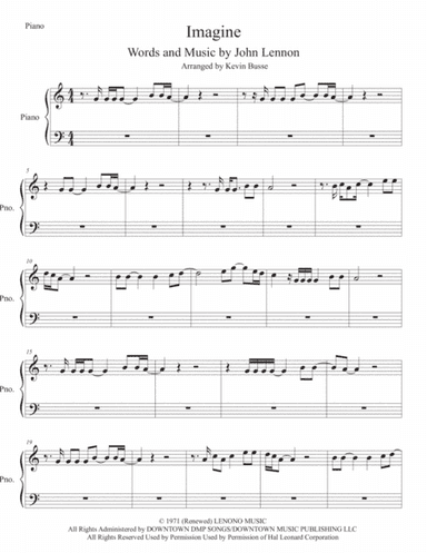 Imagine (arr. Kevin Busse)