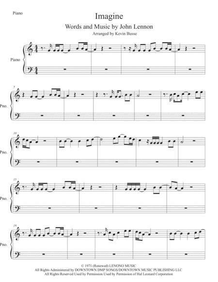Imagine (arr. Kevin Busse)