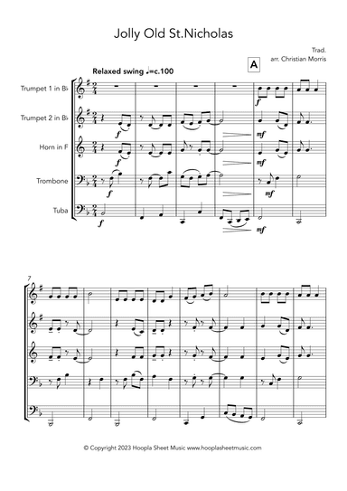 Jolly Old St. Nicholas (arr. Christian Morris)
