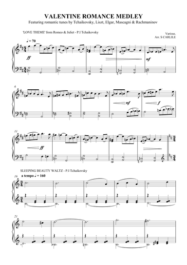 Valentine Romance Medley