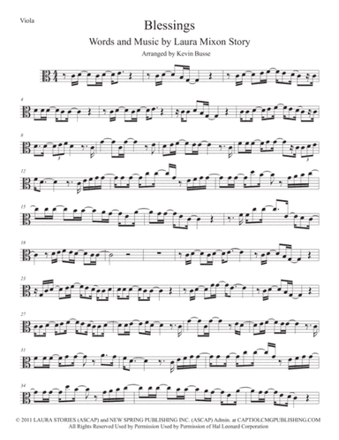 Blessings (arr. Kevin Busse)