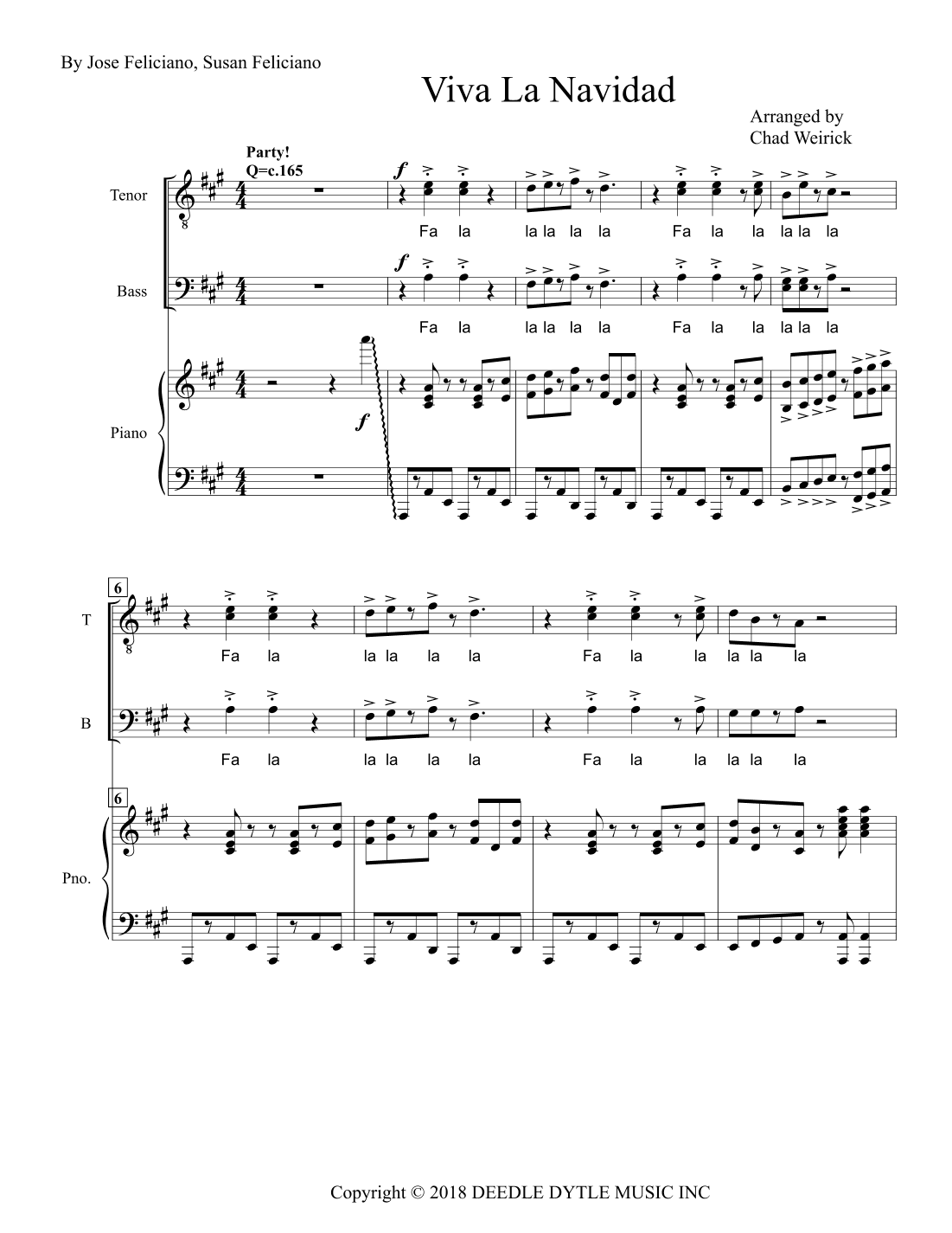 Viva La Navidad (arr. Chad Weirick)