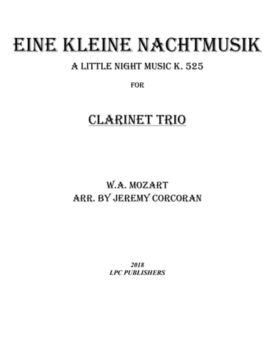 Eine Kleine Nachtmusik for Three Clarinets (arr. Jeremy Corcoran)