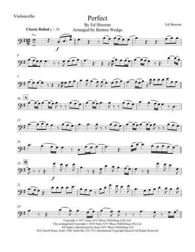 Perfect (arr. Benton Wedge)
