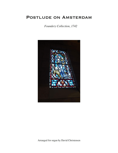 Postlude on Amsterdam (arr. David Christensen)