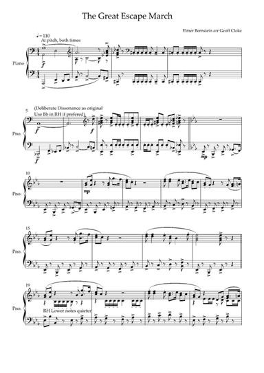The Great Escape March (arr. Geoff Cloke)
