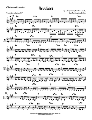 Headlines (arr. Katsumi WF)