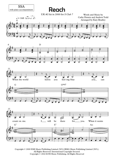 Reach (arr. Katy Bradley)