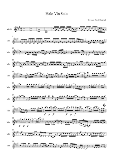 Halo (arr. Caroline Pearsall)