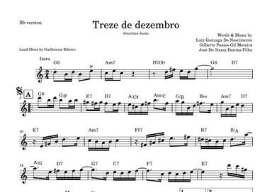 Treze De Dezembro (arr. Guilherme Ribeiro)