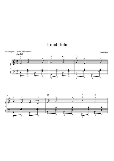 I dodi lolo (arr. Zoran Radanovic)