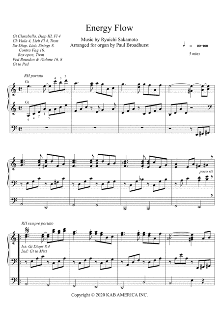 Energy Flow (arr. Paul Broadhurst)