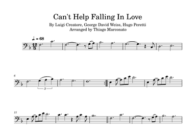 Can't Help Falling In Love (arr. Thiago Marconato)