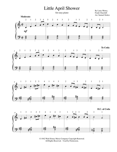 Little April Shower (arr. Samuel Stokes)