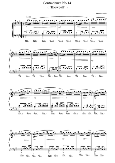 Fourteenth Contradanza: Blowball
