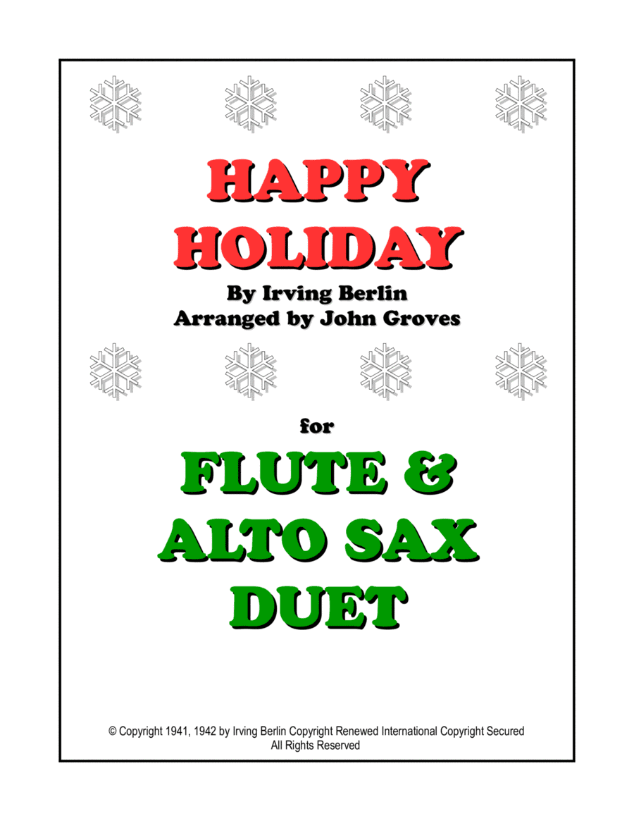 Happy Holiday (arr. John Groves)