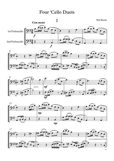 Four 'Cello Duets