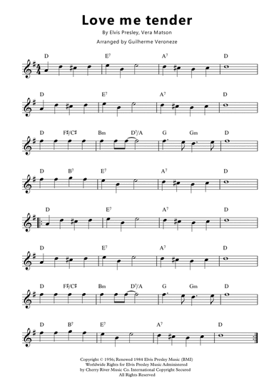Love Me Tender (arr. Guilherme Veroneze)